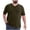 Army Green, variant on Fnooota Big Men's T-Shirts, V Neck Short Sleeve Casual Basic Summer Tops Classic Tees Gray Size 1XL
