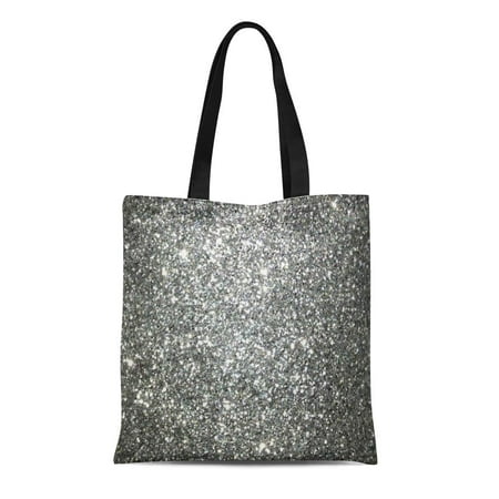 NUDECOR Canvas Tote Bag Glam Silver Glamour Pretty Cool Bling Woman ...