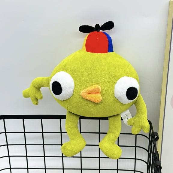 Bing Bong Plush Toy - Inspired by The Game PEAK, Climbing Stuffed Animal with Suction Cups, Cute Video Game Merch Collectible, Desktop Climbing Decor