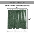 thumbnail image 7 of Creative Products Dense Leaves 3 71x74 Shower Curtain, 7 of 7