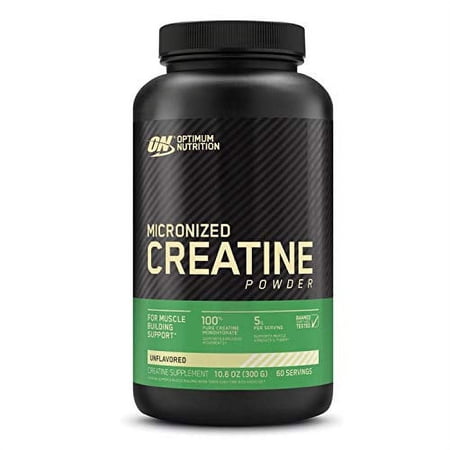 Optimum Nutrition Micronized Creatine .. Monohydrate Powder, Unflavored, Keto .. Friendly, 60 Servings (Packaging .. May Vary)
