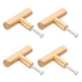 thumbnail image 4 of 4pcs Simple Trou Tiroir Armoire Boutons Armoire Poignée de Porte Bar, 4 of 7