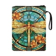 thumbnail image 2 of HELLHERO Dragonfly Pattern Bible Cover Case Book Storage Bag Polyester Waterproof Book Cover with Zipper for Journal for Christian Bible Accessories, 2 of 8