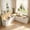 Oak and White, variant on MAGIC UNION 63" L-Shaped Breakfast Nook Bench with Flip-Top Storage, Modular Backless Corner Dining Hidden Storage Bench for Dining Room Kitchen Living Room Entryway Cloakroom, Easy Assembly