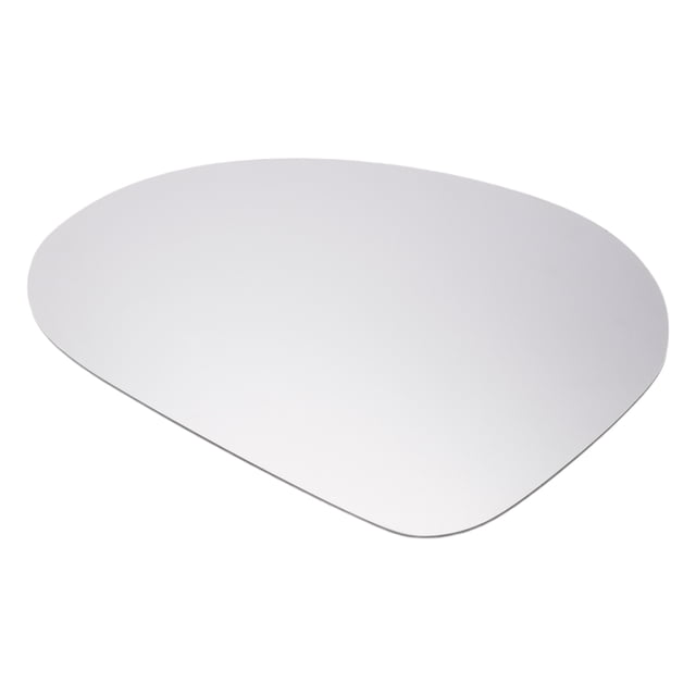 Reemplazo de vidrio de espejo retrovisor del lado del conductor izquierdo, vidrio calefaccionado blanco con respaldo, adecuado para SEAT Altea