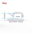 thumbnail image 2 of Clips para cables Yocice CC04 (40 unidades) con cintas adhesivas resistentes x40, 2 of 4