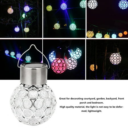 

BTIHCEUOT Solar Hanging Lamp Waterproof LED Solar Hanging Light Lawn Courtyard Lights Lamp Decor for Garden Home Decoration LED Light Decor