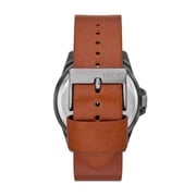 Relic by Fossil Mens Jackson Strap Three-Hand, Date Brown Leather Watch