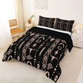thumbnail image 3 of jejeloiu Rustic Farmhouse Hunting Queen Comforter Set Kids,Vintage Aztec Geometric Bedding Comforter Set For Men,Reversible,3-Piece, 3 of 8