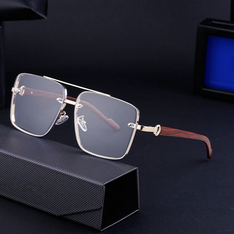 Metal Frame Square Sunglasses with UV Protection, Universal Fit Amazon.com: JOVAKIT Fashion Square Sunglasses for Men Women  main image 4
