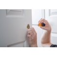 thumbnail image 2 of Schlage F40-Mnh Manhattan Privacy Door Lever Set - Brass, 2 of 3