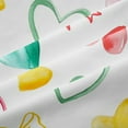thumbnail image 3 of Watercolor Bow Shower&nbsp;Curtain Set Rainbow Love Hearts Colorful Princess Bow Knot Bath&nbsp;Curtain 72"Wx84"L, 3 of 6
