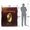 thumbnail image 5 of The Lord of The Rings Blanket, 50'x60' The One Ring Silky Touch Sherpa Back Super Soft Throw Blanket, 5 of 5