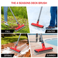 thumbnail image 5 of SUPTREE Floor Scrub Brush Deck Brush with Long Handle for Bathroom Shower Outdoor Cleaning Brush, 5 of 7