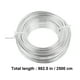 thumbnail image 2 of 1 rollo de alambre de aluminio flexible para manualidades, accesorio para hacer joyas, 3 mm, 2 of 5