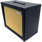 Luke-1x12C - Empty 12" Guitar Cabinet - Black Tolex/Wheat Cloth Grill