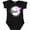 AB-Black, variant on Inktastic Brave Hodgkins Lymphoma Awareness Violet Ribbon Boys or Girls Baby Bodysuit