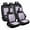 Black Purple-Full Set, variant on Car Seat Covers Full Set Fit for Toyota Corolla 2000-2026, Premium Faux Leather Seat Protectors, Breathable, Waterproof & Anti-Slip Full Wrapping Edge Seat Covers (Beige, Full Set)