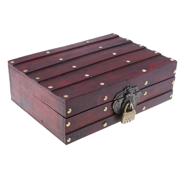 Caja de almacenamiento de collar Sunnimix joyería estilo retro chino vintage # 1