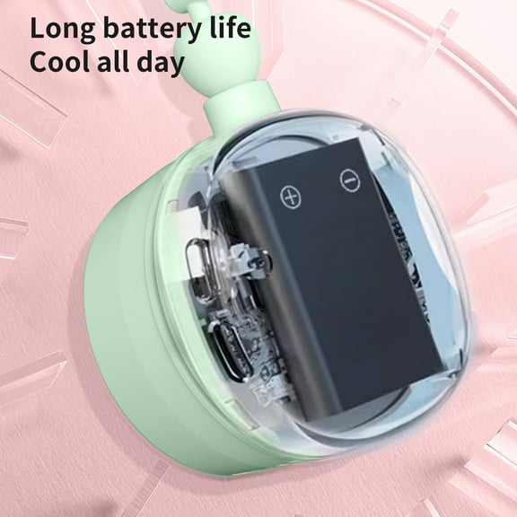 Hwkond Neck Fan Outdoor Neck Hanging Style Fan Lazy Electric Portable Lazy Usb High Power Neck Hanging Small Fan on Clearance