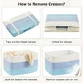 thumbnail image 6 of Rectangle Woven Blanket Basket for Storage, 100L Laundry Basket with Natural  for Nursery,  Room, Living Room, 6 of 6