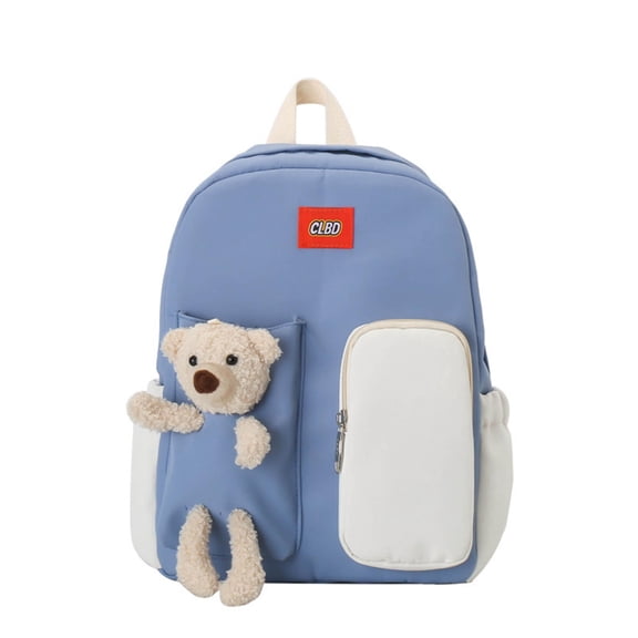 ZROVA Plush Bear Backpack Kawaii Cute 13 Inch for School Travel Gift Small
