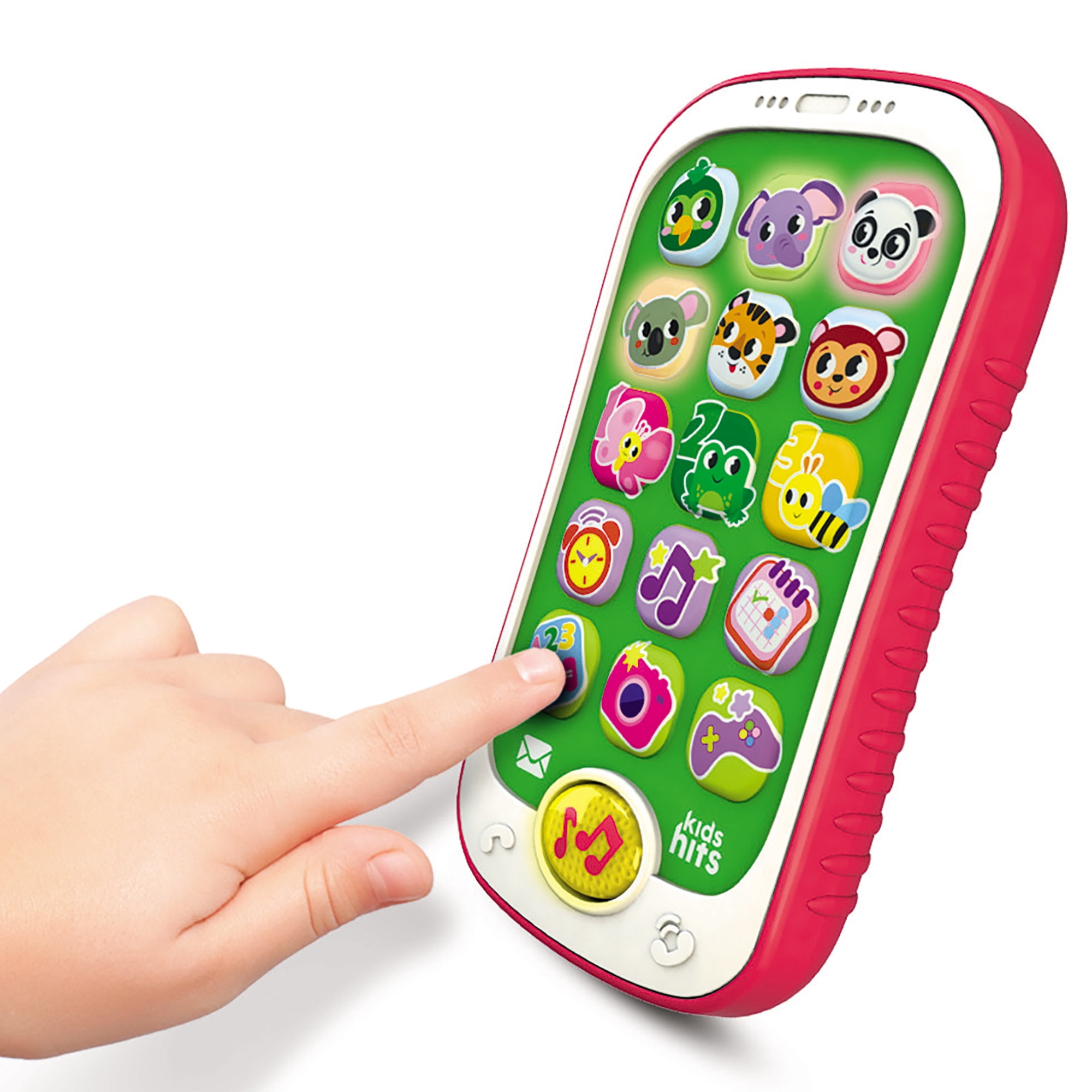 Kids Hits: Smart Phone - Light-Up Zoo - Interactive Educational Toy, 3 Game Modes, Animal Sounds & Songs, Riddles, Snap-Pictures, Kids & Toddlers 2+