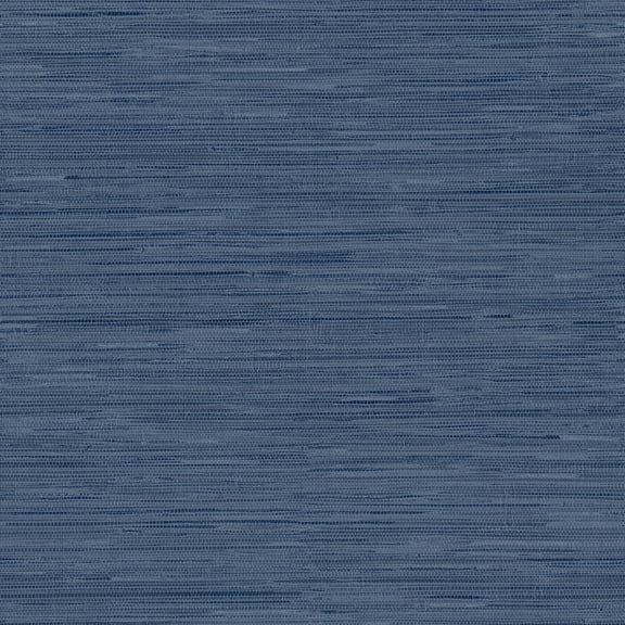 InHome 216-in by 20.8-in Avery Weave Navy Peel And Stick Chinese Wallpaper, 216-in by 20.8-in, 31.2 sq. ft.