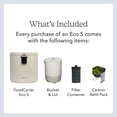 thumbnail image 6 of FoodCycler Eco 5 Odorless Indoor Compost Electric Food Waste Disposer 5L, White, 6 of 8