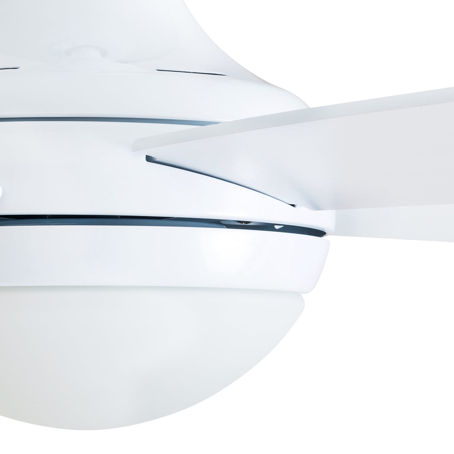 Prominence Home 52" Ashby Indoor White Ceiling Fan with Remote
