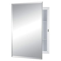 KioJJp 868M22XWHZX S-cube Single-Door Recessed Mount Medicine Cabinet