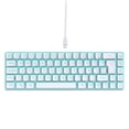 thumbnail image 3 of Teclado de membrana para juegos, teclado español de oficina con cable de 68 teclas, teclado para juegos retroiluminado RGB para ordenadores portátiles, 3 of 5