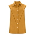 thumbnail image 4 of Womens Tank Tops Daily Casual Linen Shirts Sleeveless Shirts Tops Casual Blouses Loose Fit Shirt Tank Summer, 4 of 6