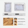 thumbnail image 6 of Handicrafts Home 4x6 Picture Frame Mother of Pearl Collection, Handcrafted Photo Frame, Small Picture Frame for Living Room, Office Desk Decor, Gift for her, Thanksgiving gift for friends & Family, 6 of 6