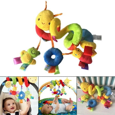 alextreme Baby Mobile Crib Music Toy Kid Crib Cot Pram Ringing Bed Bells Spiral Rattles Toys