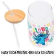 thumbnail image 3 of Vaso en tarro de cristal Silver Buffalo Disney Lilo and Stitch, 480 ml, 3 of 5