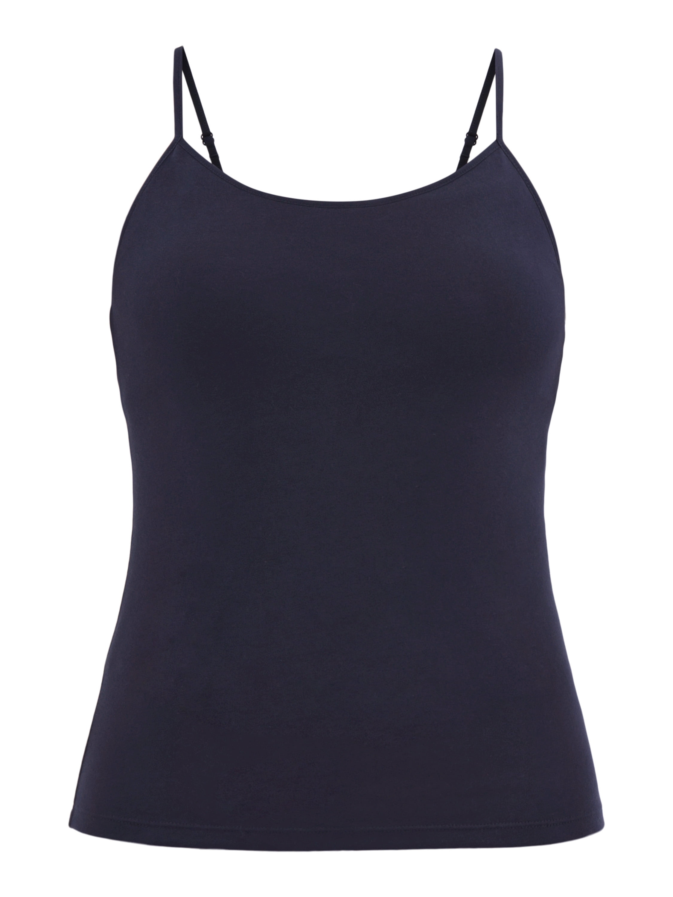 No Boundaries Cropped Cami Top with Shelf Bra, Women's XXS-XXL