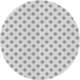 thumbnail image 1 of Ahgly Company Machine Washable Indoor Round Transitional Platinum Gray Area Rugs, 7' Round, 1 of 7