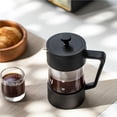 thumbnail image 4 of Prensa De Filtro Francés, Cafetera, Tetera, Cafetera De Vidrio De Borosilicato Engrosada Noticed HA027171-02, 4 of 7