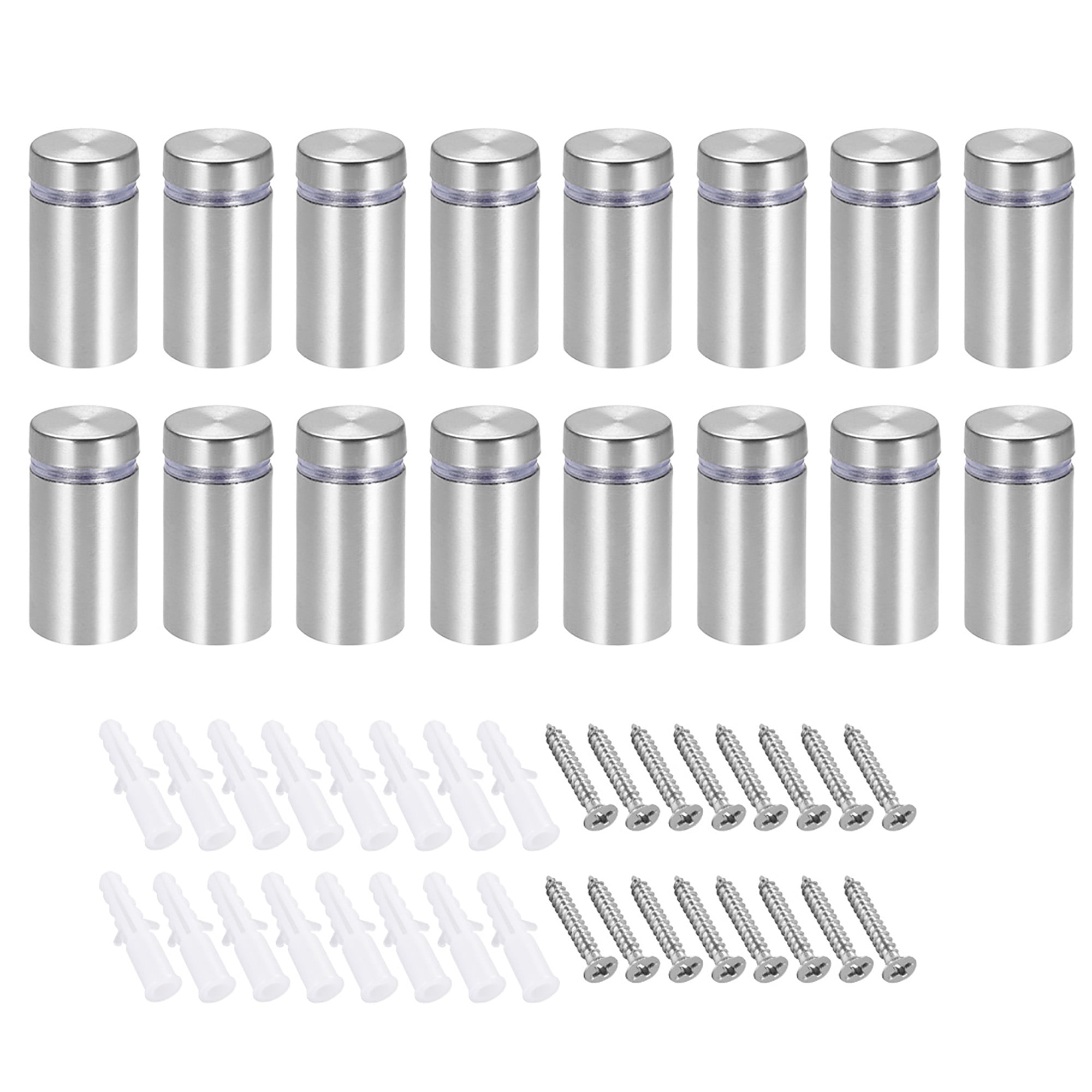 Glass Standoff Mount Stainless Steel Wall Standoff Holder 16mm x 32mm