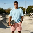 thumbnail image 6 of Men's Baggy Sweat Shorts Cotton Fleece Athletic Shorts Workout Gym Lounge Shorts with Pockets, 2XL, 6 of 8