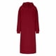 thumbnail image 4 of mfyjkho Vestidos de fiesta para mujer, Falda de vestir con abertura y bolsillo con capucha informal de color liso para mujer Vestidos largos para mujer xxl, 4 of 7