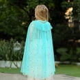 thumbnail image 3 of Princess Dress up Clothes, 7Pcs Princess Cape with Crown, Princess Dresses for Birthday Gift, 3 of 3