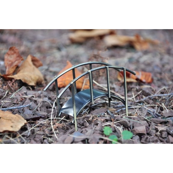 G & F Metal Products Fairy Garden Miniature Mini Bridge 10030, Minigarden, Rustic