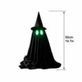 thumbnail image 3 of THOPBPRK Ghost Halloween Decor Indoor , Ghost Ornament Hat Style Halloween Figurine Festive Light up Tabletop Party Decoration Novelty Indoor Display During Autumn Fall , 19.7" A, 3 of 7