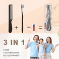 thumbnail image 2 of shiyou-Disposable Toothbrushes, Black Toothbrush and Toothpaste, Toothbrush and Toothpaste Travel, Comes with Comb, Individually Packaged, Suitable for Hotel, Home, Camping, Travel (PACK-50), 2 of 4