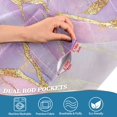 thumbnail image 5 of Yayeee Kitchen Curtains Tier Set of 2 Light Filtering 57"x36" Over Sink Window Panels, Pastel Pink Marble Pattern, 5 of 7