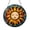 Acrylic 3.5 Inch, variant on Abstract Sun Face Stained Glass Style Suncatcher, Decorative Window Hanging Art, Artistic Glass Panel Decor, Bold Home Accent