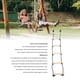thumbnail image 4 of Escalera Colgante Para Niños, Escalera De Cuerda Para Columpio Interactiva De Madera De 5 Escalones Fácil De Instalar Para Juegos De Escalada, 4 of 7