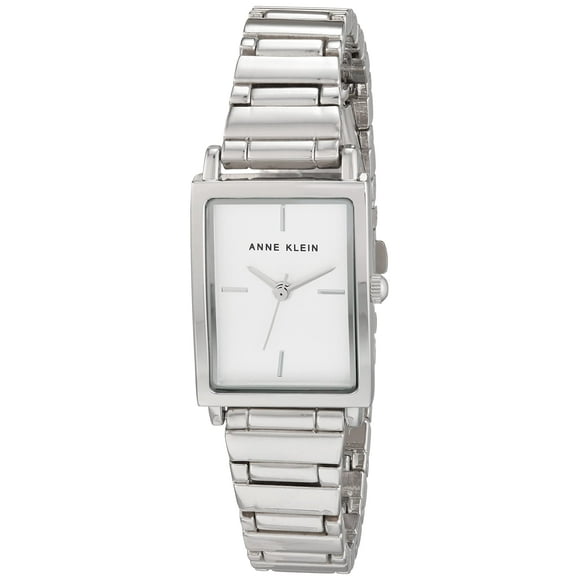 Anne Klein Reloj De Vestir De Cuarzo Japonés Para Mujer Con Correa De Metal Plateado 14 (Modelo: Ak/3763Svsv)
